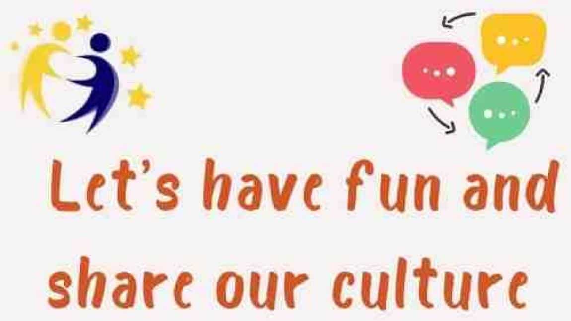 Let's Have Fun And Share Our Culture isimli eTwinning projemiz için logo tasarlandı.